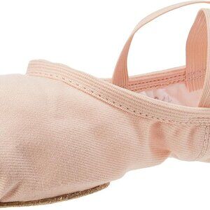 Women's Stretch Canvas Ballet Shoes Split Sole Pink Size 6 Comfortable Dance
